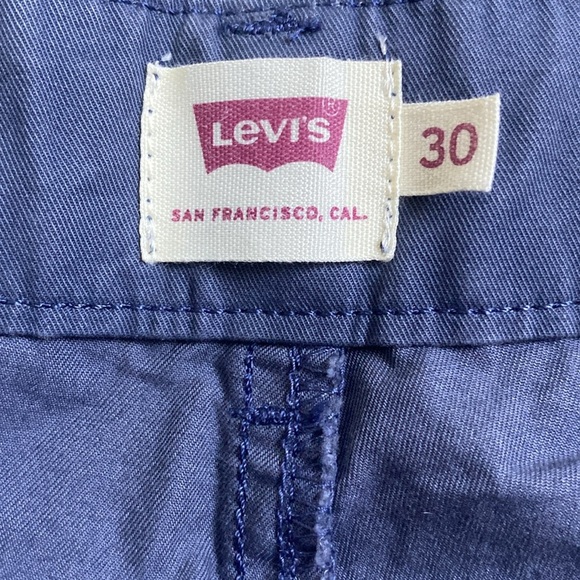 Levi’s Blue 100% Cotton Straight Leg Pants Sz 30 (10) NWOT - Picture 7 of 8